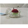 Image 3 : SMALL GLASS BLOWN PIN CUSHION CAT