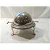 Image 1 : SILVERPLATE BUTTER COVERED DISH FOOTED DISH