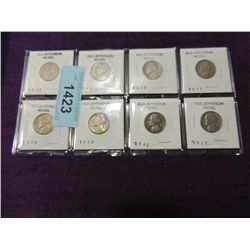 LOT 8 OLD JEFFERSON NICKELS