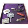 Image 2 : LOT 8 ASSORTED POCKET KNIFES & BELT BUCKLES