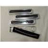 Image 1 : LOT 4 NEW SILVERTONE METAL BEADED BRACELETS