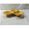 Image 2 : VINTAGE CALIFORNIA POTTERY RELISH TRAY