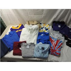 20+ ASSORTED PLAIN TSHIRTS BOTTON SHIRTS & POLOS