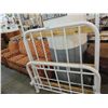 Image 1 : CAST IRON WHITE 3/4 BED FRAME