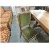 Image 2 : LARGE VINTAGE DINING TABLE & 6 CHAIRS