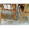 Image 3 : LARGE VINTAGE DINING TABLE & 6 CHAIRS