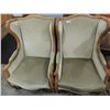 Image 1 : PAIR VICTORIAN WING BACK CHAIRS