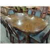 Image 1 : BEAUTIFUL OVAL DINING TABLE & 6 CHAIRS