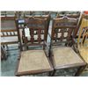 Image 1 : PAIR 1880 AMERICAN CANE CHAIRS