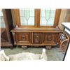 Image 2 : VINTAGE STAINED GLASS HUTCH ON CHEST