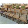 Image 2 : 5 VINTAGE CANE DINING CHAIRS
