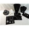 Image 1 : BOX LOT ASSORTED SILVERTONE NECKLACES