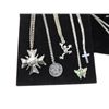 Image 2 : BOX LOT ASSORTED SILVERTONE NECKLACES