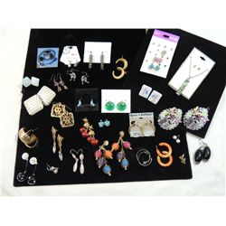 30 ASSORTED PIERCED EARRINGS