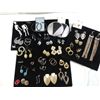 Image 1 : LOT 38 ASSORTED PIERCED EARRINGS