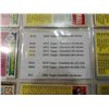 Image 3 : LOT 8 1960s & 70s TOPPS CHECKLISTS