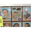 Image 2 : LOT 9 1968 TOPPS BASEBALL PLAYER CARDS