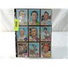 Image 1 : LOT 9 1968 TOPPS BASEBALL PLAYER CARDS