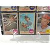 Image 4 : LOT 9 1968 TOPPS BASEBALL PLAYER CARDS