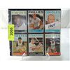 Image 1 : LOT 6 1964 TOPPS BASEBALL PLAYER CARDS