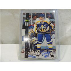 1992 CLASSIC SANDY MOGER AUTOGRAPHED CARD