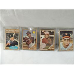 LOT 4 1962 TOPPS BASEBALL CARDS