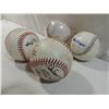 Image 2 : LOT 4 AUTOGRAPHED BASEBALLS