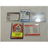 Image 2 : LOT 5 FOOTBALL PLAYER CARDS