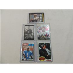LOT 5 FOOTBALL PLAYER CARDS