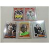 Image 2 : LOT 5 ASSORTED FOOTBALL PLAYER CARDS