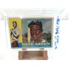 Image 1 : 1960 TOPPS HANK AARON #300 BASEBALL CARD
