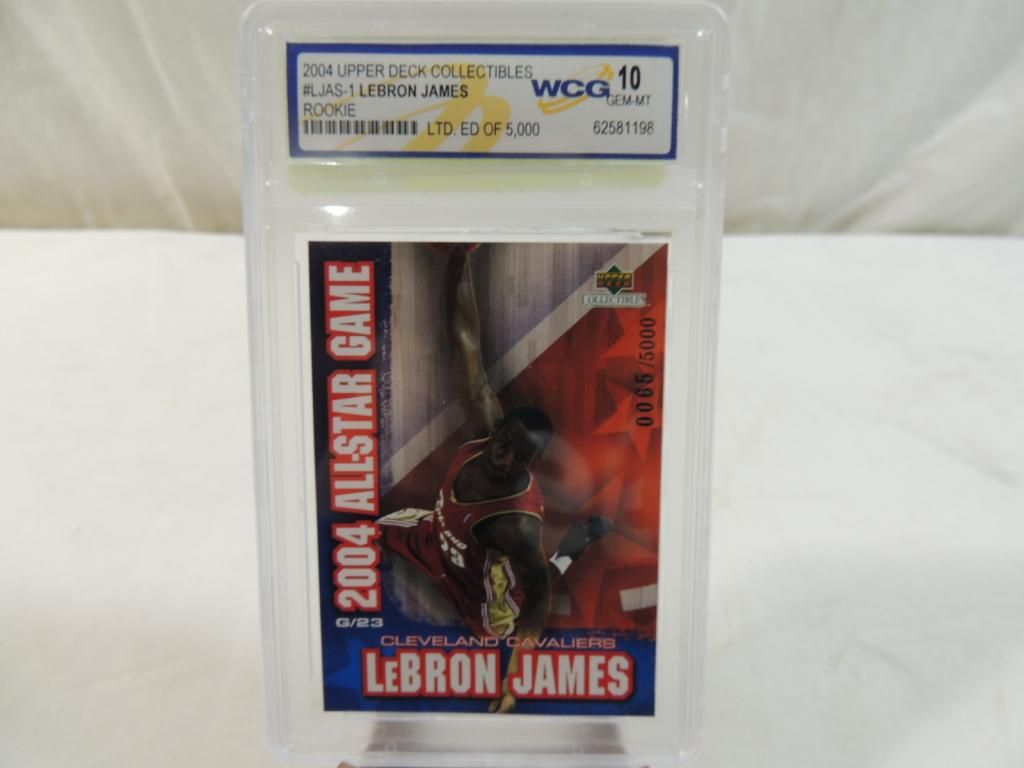 upper deck star rookie lebron james