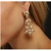 Image 6 : 18KT Three-Tone Gold 6.25ctw Diamond Earrings