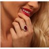 Image 4 : 14KT Yellow Gold 5.70ct Ruby and Diamond Ring