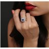 Image 5 : 18KT White Gold 1.44ct Tanzanite and Diamond Ring