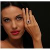 Image 1 : 14KT Two-Tone Gold 3.84ct Morganite and Diamond Ring
