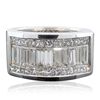 Image 1 : 18KT White Gold 2.50ctw Diamond Ring