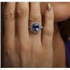 Image 2 : 14KT White Gold 3.02ct Tanzanite and Diamond Ring