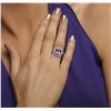 Image 5 : 14KT White Gold 3.02ct Tanzanite and Diamond Ring