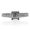 Image 1 : 14KT White Gold 0.99ctw Diamond Ring