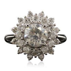 14KT White Gold 1.66ct Diamond Ring