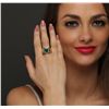 Image 5 : 14KT Yellow Gold 2.36ct Emerald and Diamond Ring