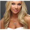 Image 5 : 14KT White Gold 0.90ctw Diamond Pendant With Chain