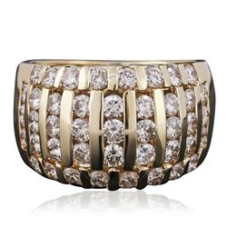 14KT Yellow Gold 1.79ctw Diamond Ring