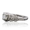 Image 2 : 14KT White Gold 1.05ctw Diamond Ring