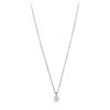 Image 2 : 14KT White Gold 0.90ctw Diamond Pendant With Chain