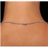 Image 5 : 18KT White Gold 23.20ct GIA Certified Tanzanite and Diamond Pendant With Chain