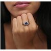 Image 5 : 14KT White Gold 1.34ct Tanzanite and Diamond Ring