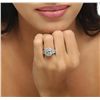 Image 5 : 18KT White Gold 3.48ctw Diamond Ring
