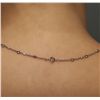 Image 5 : Platinum 4.81ctw Diamond Vintage Necklace